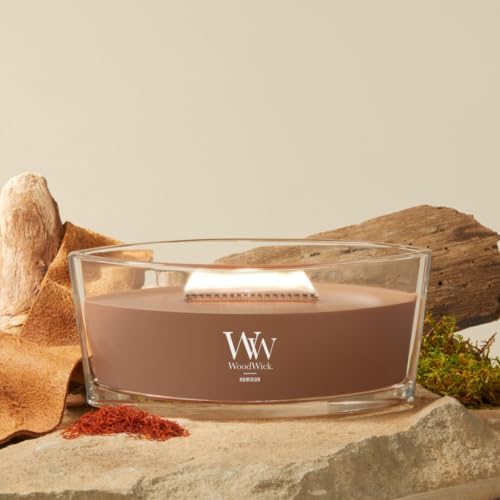 WoodWick Humidor Scented Candle, Crackling Wick, 16oz