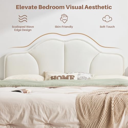 King Size Headboard Only Upgraded One-Piece Upholstered Headboards