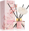Airkeep Flower Reed Diffuser Set, Cherry Blossom Diffuser Set, 5.07 Fl.oz (150ml), Home Fragrance, Bathroom, Bedroom & Home Décor, Air Freshener