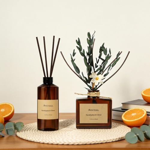 Reed Diffuser, 6.8oz Eucalyptus & Citrus Essential Oils Refill