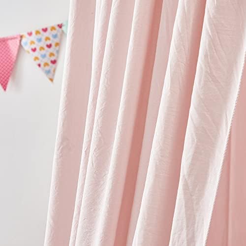 Bed Canopy for Kids, Round Dome Kids Mosquito Net Indoor Outdoor Castle Hanging House Decoration Reading Nook Kids Playing Home Decoration(Beige Pink)