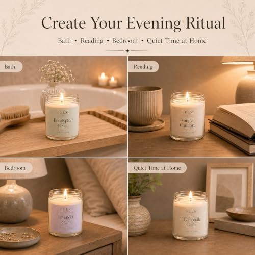 PELN Scented Candles Gift Set, 6 Pack Soy Candles for Home, 7 oz Each