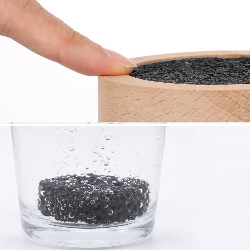 4 Pcs Small Passive Lava Rock Diffuser, Lava Rock Diffuser Set for Essential Oils, Natural Aroma Stone for Desk Office Car Home Decor