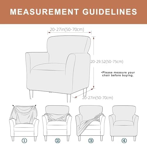 Eco-Ancheng Banquet Armchair Slipcovers Accent Chair Covers Chair Slipcover
