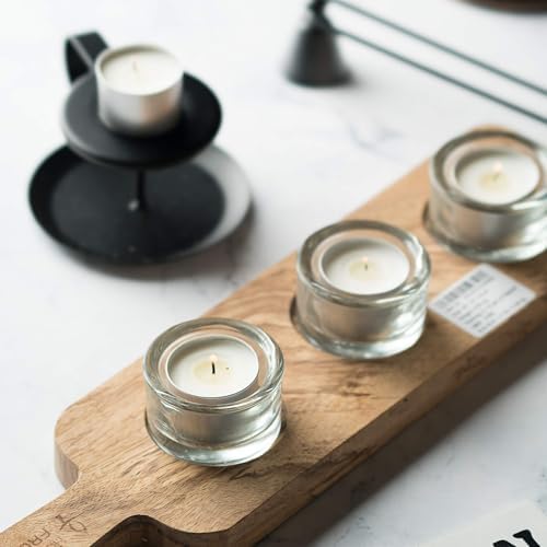 Tealight Candles - 8 Hours Long time Burning, White Votive Smokeless European Tea Light Unscented Candles for Shabbat, Weddings, Christmas,Home Decorative - 300 Packs