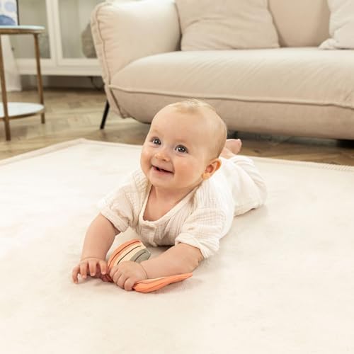 Hakuna Matte CloudSoft Baby Play Mat for Floor 47" x 67" Beige