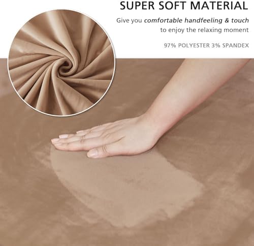 NICEEC Coffee Couch Covers for Sofa Cover Universal Slipcovers with Skirt