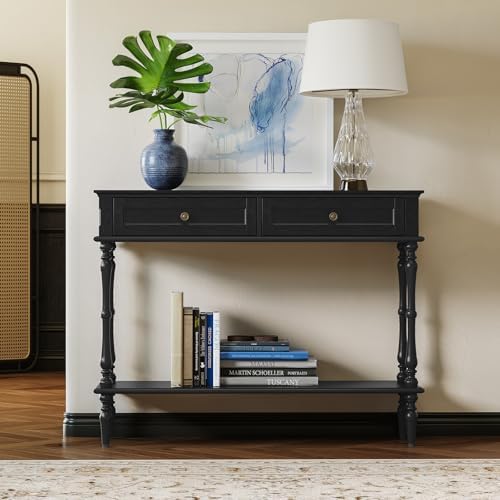 ARTPOWER Console Table for Entryway with 2 Drawer Set of 2,10 mins Assembly