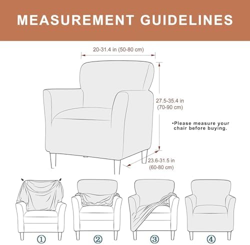 Eco-Ancheng Banquet Armchair Slipcovers Accent Chair Covers Chair Slipcover