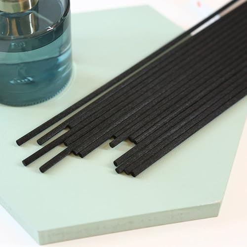 10inch Diffuser Replacement Sticks - 60Pcs Fiber Reed Fragrance Sticks Refill for Home and Bathroom - Rattan Essential Oil Sticks for Scented Diffuser
