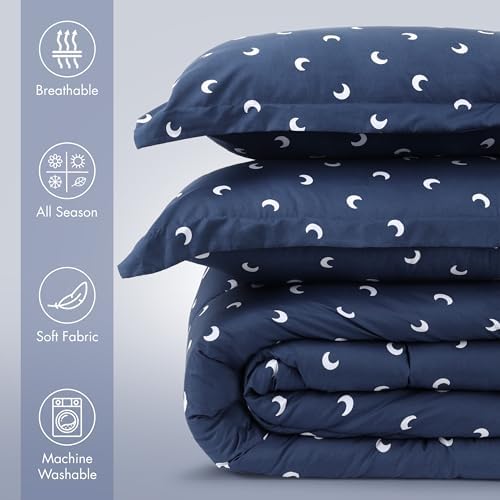 Utopia Bedding 3 Pc Kids Twin Comforter Set, Moon