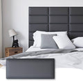 Peel and Stick Upholstered Headboard Full Size, 6 Panels