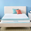 Linenspa 10 Inch Hybrid Mattress, Medium, Bed in a Box, Queen Size