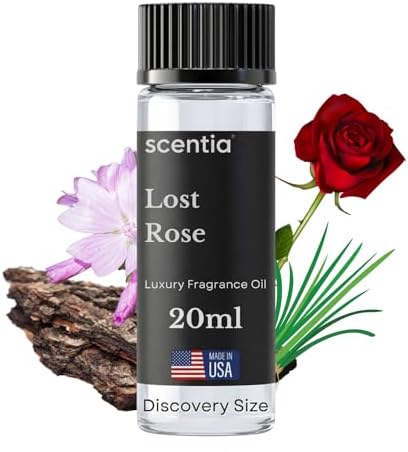 Lost Rose Essential Oil Blend for Diffuser, Rose Oud Wood, 20 mL
