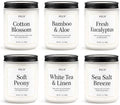 Scented Candles Gift Set, 6 Pack Clean Living Scented Candles