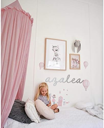 MAMERIA Kids Bed Canopy with Frills Cotton Hanging Tent Curtain Net for Reading Nook Hideaway Bedding Play Room Decor (Dusty Rose)