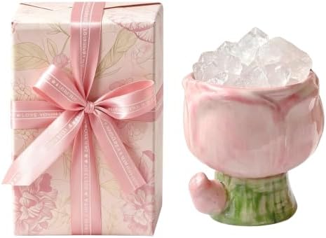 Tulip Crystal Stone Aroma Diffuser,Aromatherapy Diffuser：No Essential Oils