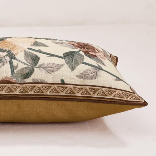 patdrea Designer Vintage French Lumbar Throw Pillow Cover,12"x20"