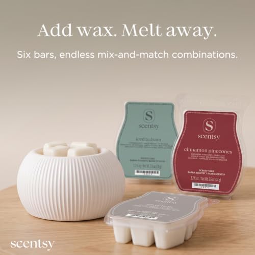 Scentsy Holiday Wax Melts Variety Pack, 6 Scented Bars