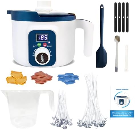 KQU Digital Wax Melting Pot with Temperature Control for Candle Making