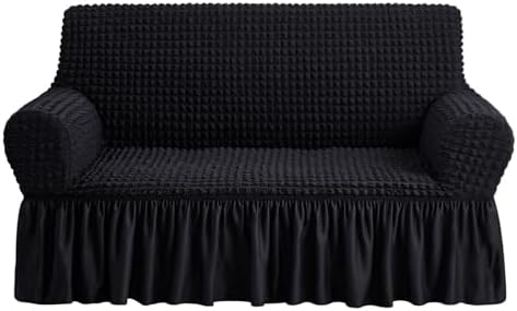 NICEEC Loveseat Covers Washable Love Seat Couch Covers Slipcover with Skirt