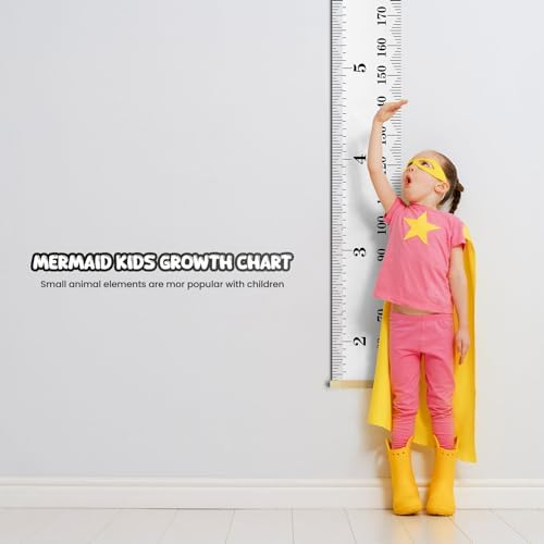 Growth Chart,Kids Canvas Height Ruler,Removable Wall Decor