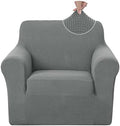 U-NICE HOME Stretch Recliner Chair Cover Armchair Slipcover, Grey