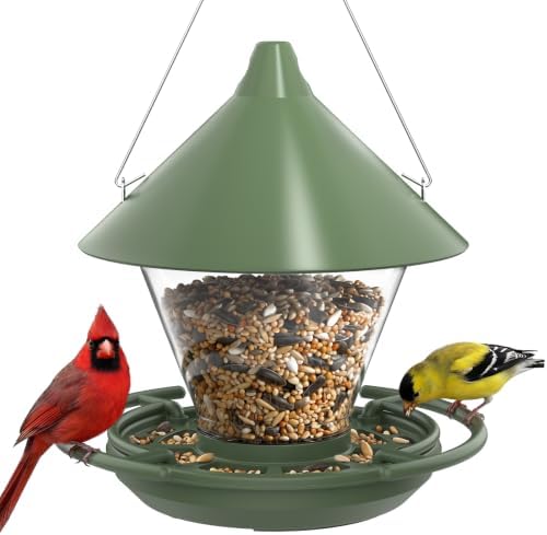 Kingsyard Wild Bird Feeder for Outdoors Hanging