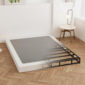 Cal King Box Spring 4 Inch Low Profile Bed Base with Fabric Cover