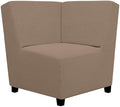 Easy-Going Stretch Soft Sectional Corner Sofa Couch Slipcover Camel