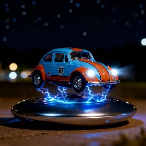 MOOCCI Floating Car Levitating Gadgets Beetle Model 360 Degree Rotating