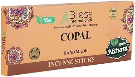 Bless-Organic-Copal 100%-Natural-Handmade-Incense-Sticks