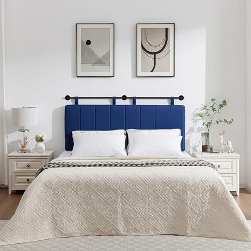 UEV King Headboard Only, Wall Mounted Hanging Upholstered Bed Head Board