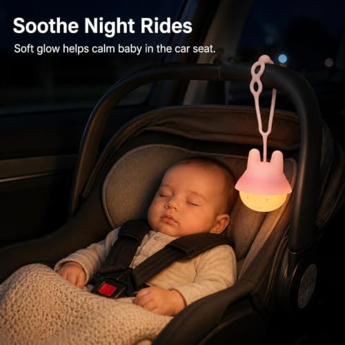 ShaArkMango Baby Night Light for Nursery, Travel Baby Essentials Must Haves