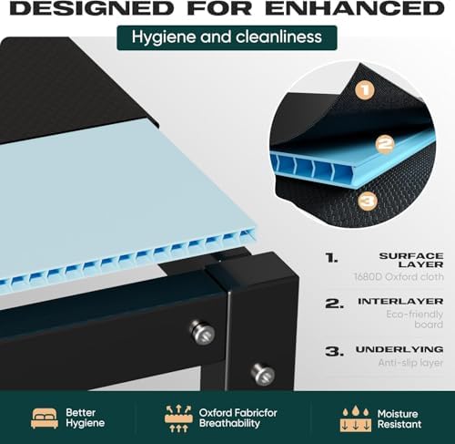 Bunkie Board Queen Size(60x80) Heavy-Duty Bed Boards for Under Mattress