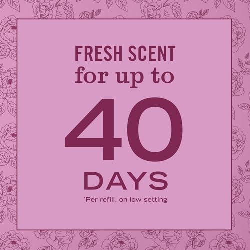 MRS. MEYER'S CLEAN DAY Premium Scented Oil, Peony, 2 Refills