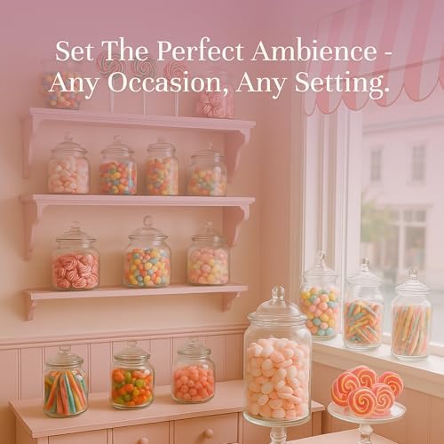 P&J Trading Fragrance Oil Slime Set | Bubble Gum, Cotton Candy, Cupcake, Strawberry Lemonade, Cola, Marshmallow Candle Scents for Candle Making, Freshie Scents, Soap Making, Diffuser Oil Scents