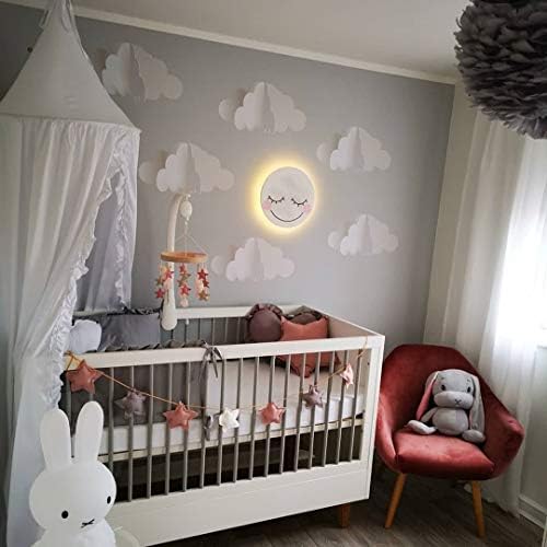 Bed Canopy with Frills Reading Nook Game Tent for Kids Boho Hanging Net Play Room Decor(White)