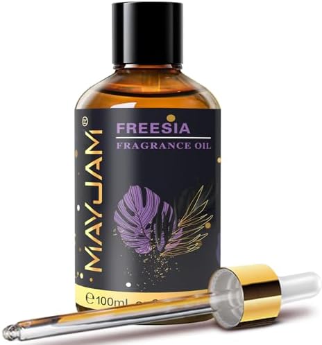 MAYJAM Freesia Fragrance Oil Essential Oils for Diffusers, 100ML/3.38FL.OZ