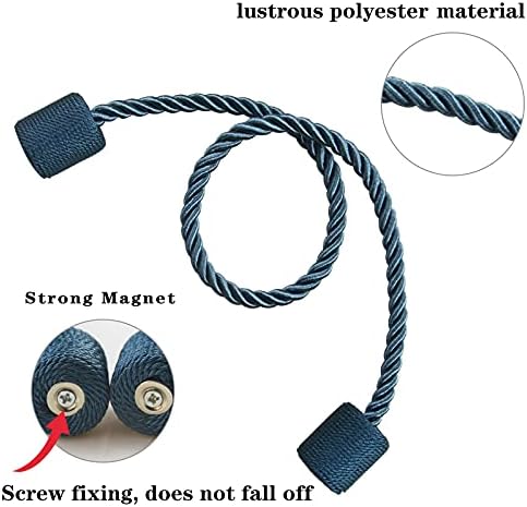 Magnetic Curtain Tiebacks Holdbacks Decorative Tie Backs for Windows Porlau