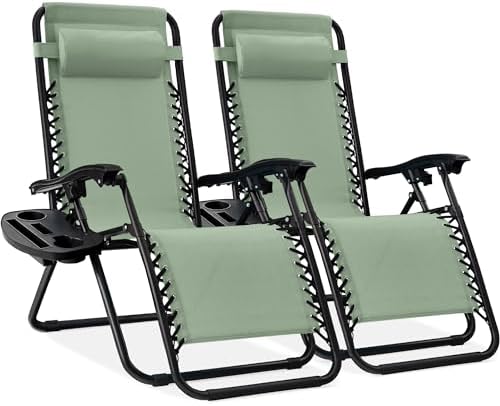 Best Choice Products Zero Gravity Chair Recliner, Sage Green