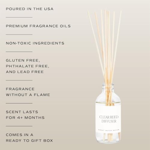 Sweet Water Decor Palo Santo & Patchouli Reed Diffuser, 3.5 Fl Oz