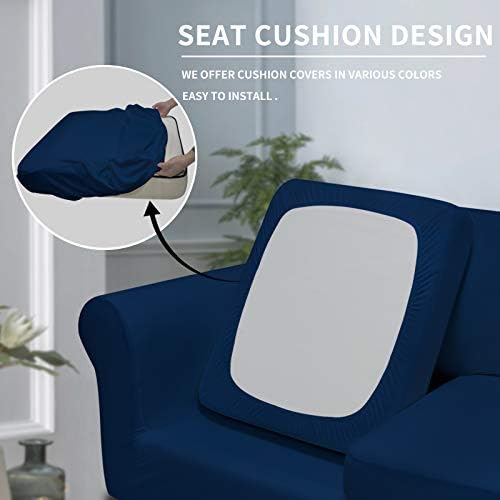 Easy-Going Stretch Oversized Loveseat Couch Cover for 2 Cushion Washable