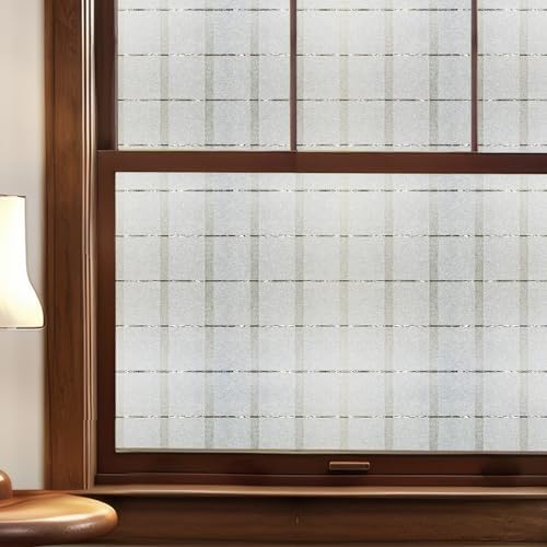 ADD.HERES Window Privacy Film, Glass Decorative Static Cling, 17.5" x 78.7"