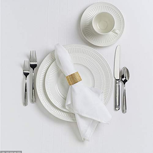 Accmor 150pcs Napkin Rings, Gold Napkin Rings Buckles
