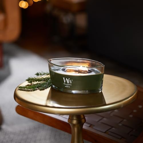 WoodWick Fraser Fir Scented Candle, Crackling Wick, 16oz (Pack of 2)