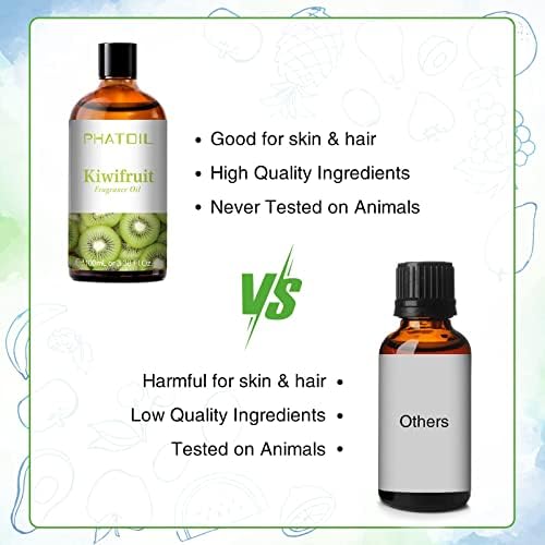 PHATOIL Kiwifruit Fragrance Oil for Diffuser Aromatherapy 3.38FL.OZ