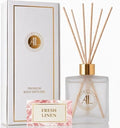 Frosted Reed Diffusers for Home | Premium Fragrance Diffuser | Frosted Diffuser Sticks in Oil Set with Fresh Linen Scent | Smell Good Stuff | Long-Lasting Oil for Bathroom & Office (5 oz)