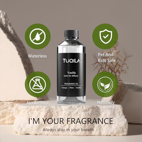 500ml Vanilla Essential Oil Waterless Diffuser Oils Aroma Scent