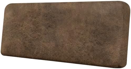 Couch Cushion Cover Leather-Look 1PC Stretch Sofa Seat Slipcover for Living Room Individual Sofa Cushion Cover Couch Seat Protector, Pet-Friendly, Non-Slip, Easy Fit - Light Brown